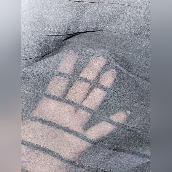 Talbots Sheer Long-sleeved Shirt 8 - Picture 3 of 3